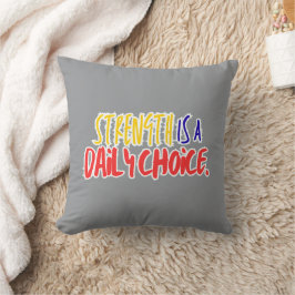 Throw Pillow – Minimalist Motivational Home Décor Kussen