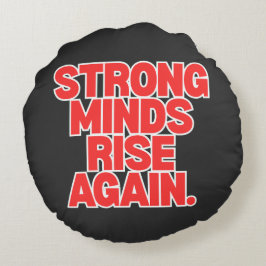 Throw Pillow – Modern Positive Message Home Decor Rond Kussen