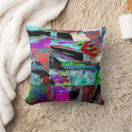 Throw Pillow – Neon Pulse Kussen