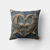 Throw Pillow Paper Cut Eagle Two Souls One Heart Kussen (Achterkant)