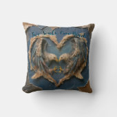 Throw Pillow Paper Cut Eagle Two Souls One Heart Kussen (Voorkant)