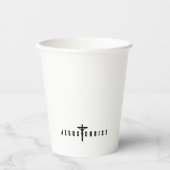 Throw Pillow Papieren Bekers (Voorkant)