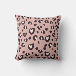 Throw pillow pink animal print kussen