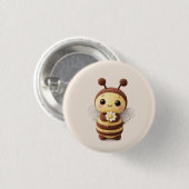 Throw Pillow Ronde Button 3,2 Cm (Voorkant /achterkant)