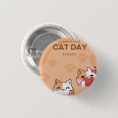 Throw Pillow Ronde Button 3,2 Cm (Voorkant /achterkant)