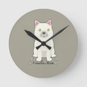 Throw Pillow Ronde Klok (Voorkant)