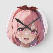 Throw Pillow Ronde Klok (Voorkant)