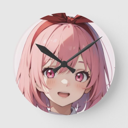 Throw Pillow Ronde Klok (Voorkant)