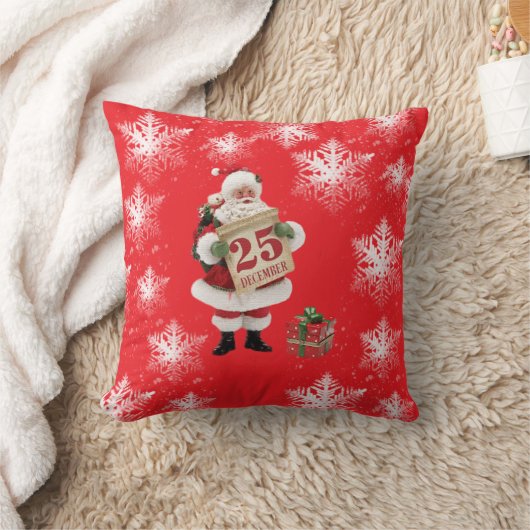 Throw Pillow Santa Claus  Kussen (Deken)