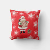 Throw Pillow Santa Claus  Kussen (Voorkant)