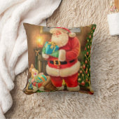 Throw Pillow Santa Clause in the house Kussen (Deken)