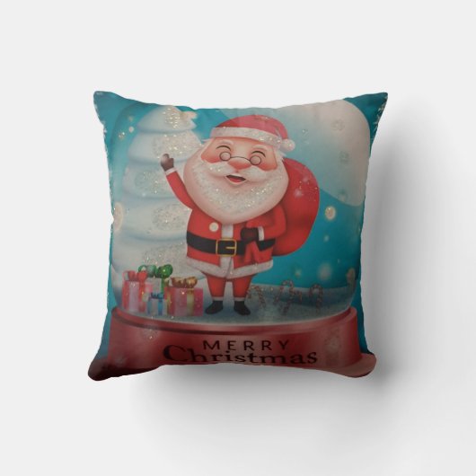 Throw Pillow Santa Clause Kussen (Achterkant)