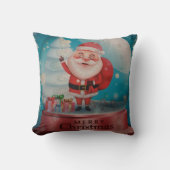 Throw Pillow Santa Clause Kussen (Voorkant)