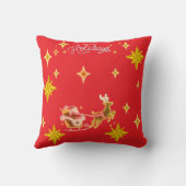 Throw Pillow Santa Clause Kussen (Achterkant)