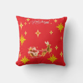 Throw Pillow Santa Clause  Kussen (Voorkant)