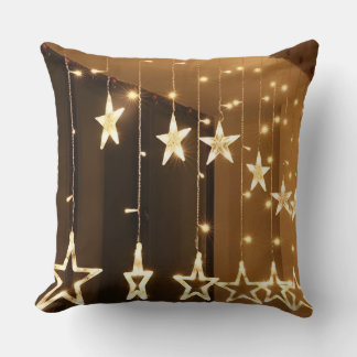 Throw Pillow shining star Light Glow of Warm Deam✨ Kussen