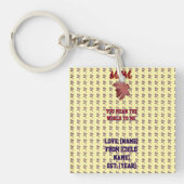 Throw Pillow Sleutelhanger (voorkant)