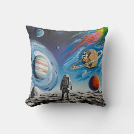 Throw Pillow, space man Kussen