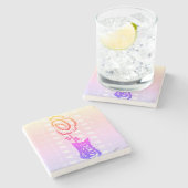 Throw Pillow Stenen Onderzetter (Zijkant)