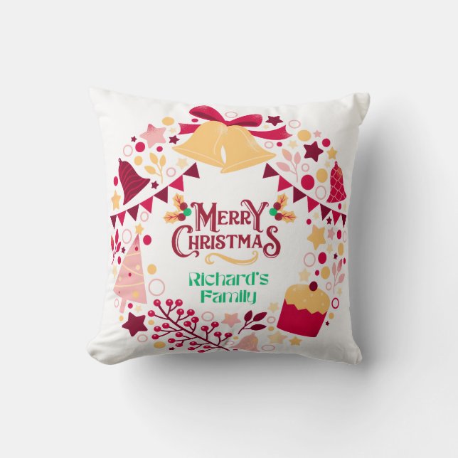 Throw Pillow, Throw Pillow 16" x 16" Kussen (Voorkant)