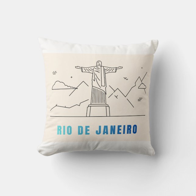 Throw pillows rio de Janeiro brazil Kussen (Voorkant)