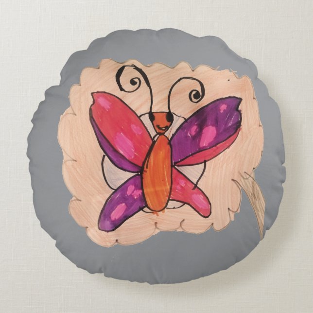 Throw Pilow Rond Kussen (Voorkant)