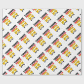 Throw under the Bus Yellow School Bus Funny Quote Cadeaupapier (Vlak)