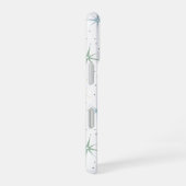 Throwback Atomic Starburst Midcentury Pattern iPhone 16 Hoesje (Rechterkant)