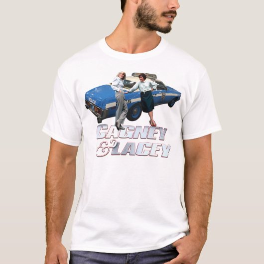 Throwback Cagney en Lacey meisje power tribute T-shirt (Voorkant)