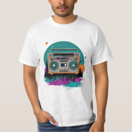 Throwback donderdag: jaren 70 Boombox Art T-shirt
