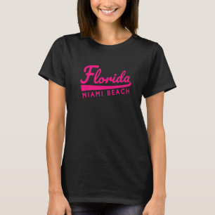 Throwback Miami Beach Fl Sunwear Cool Classic Miam T-shirt