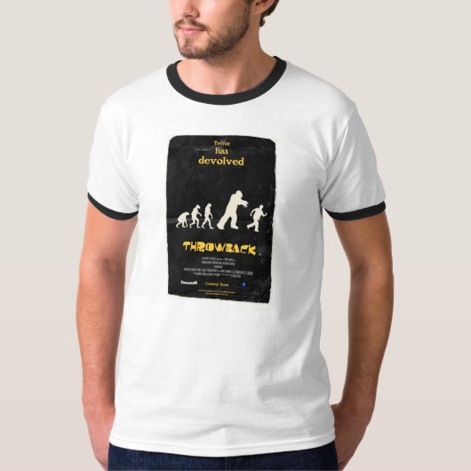 Throwback Poster Ringer Mannen T-Shirt (Voorkant)
