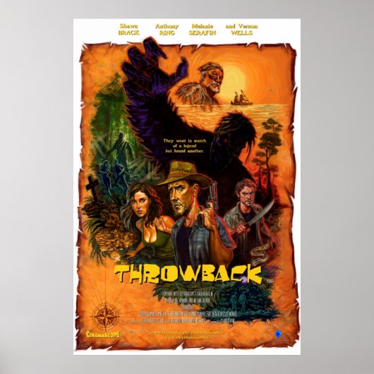 "Throwback" Poster voor één vel film (Voorkant)