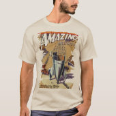 Throwback Ruimte Retro Pop Cultuur Machine Shirt (Voorkant)