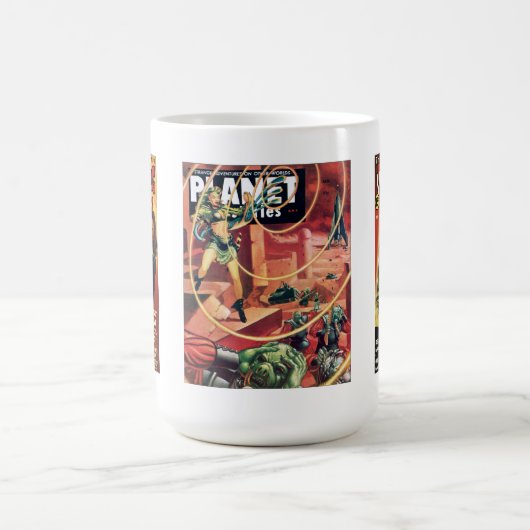 Throwback Space Aliens Retro Populaire Cultuur Mok (Center)