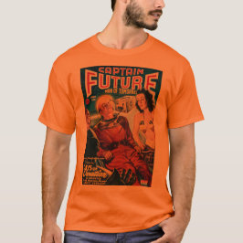 Throwback Space Capt Retro Populaire Cultuur T-shi T-shirt