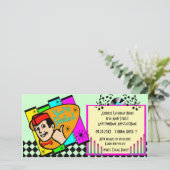 Throwback Theme Party Invitation (Staand voorkant)