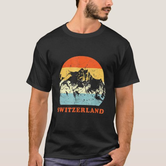  Throwback Vacking in Zwitserland T-shirt (Voorkant)