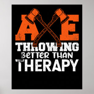 Throwing Better Than Therapy Poster
