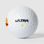 Throwing Kiss - Emoji Golfballen (Logo)