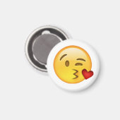 Throwing Kiss - Emoji Magneet (Voorkant / Achterkant)
