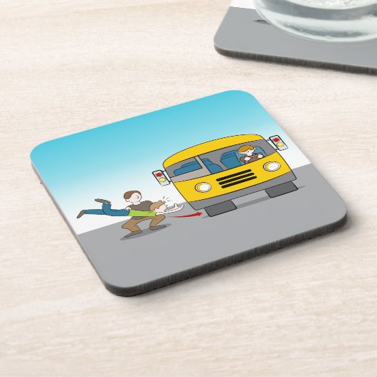 Thrown under Bus Bier Onderzetter (Linkerzijde)