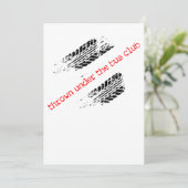 Thrown under the Bus Club Invite Kaart (Staand voorkant)