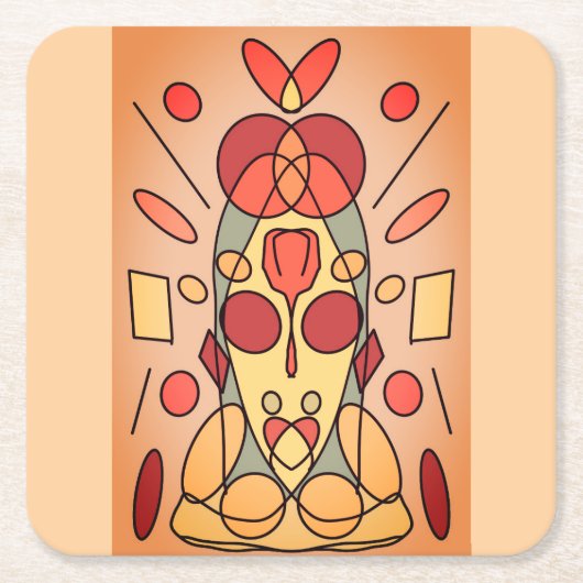 Throwpillows Kartonnen Onderzetters (Voorkant)