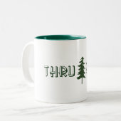 Thru Hike Tweekleurige Koffiemok (Voorkant links)