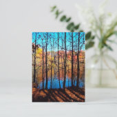 Thru Trees Briefkaart (Staand voorkant)