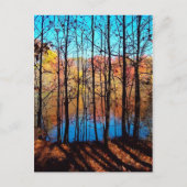 Thru Trees Briefkaart (Voorkant)