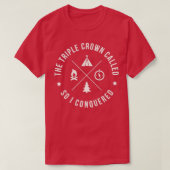 ThruHiker Triple Crown PCT AT CDT T-shirt (Design voorkant)