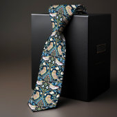 Thrushes Birds William Morris geïnspireerd Mannen Stropdas