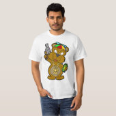 THUG BEER STREET GAME BLEEF CASH PISTOLEN CHAOS T-SHIRT (Voorkant volledig)